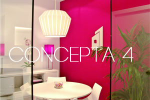 Sala de reuniones acristalada con un ambiente cálido. Reformas Madrid